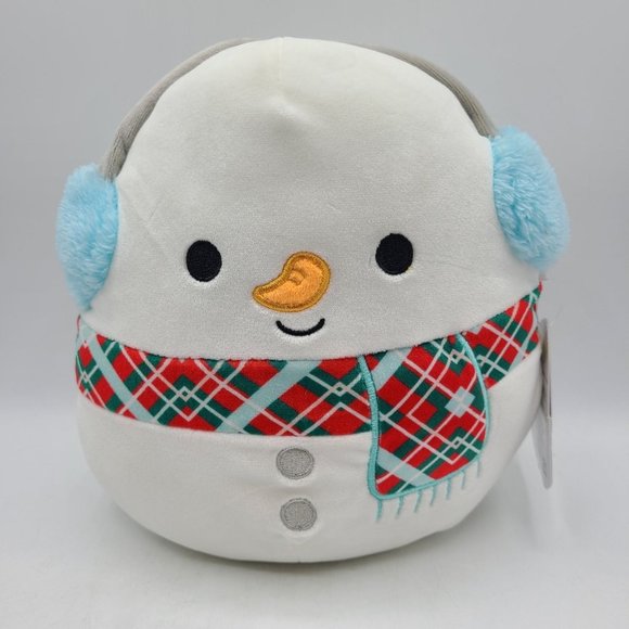 Kellytoy Other - Squishmallow Kellytoy 2021 Christmas 8" Manny the Snowman Plush Toy